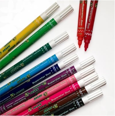 Jolly water based markers and other non-toxic art supplies