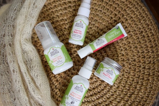 Earth Mama natural baby skin care products