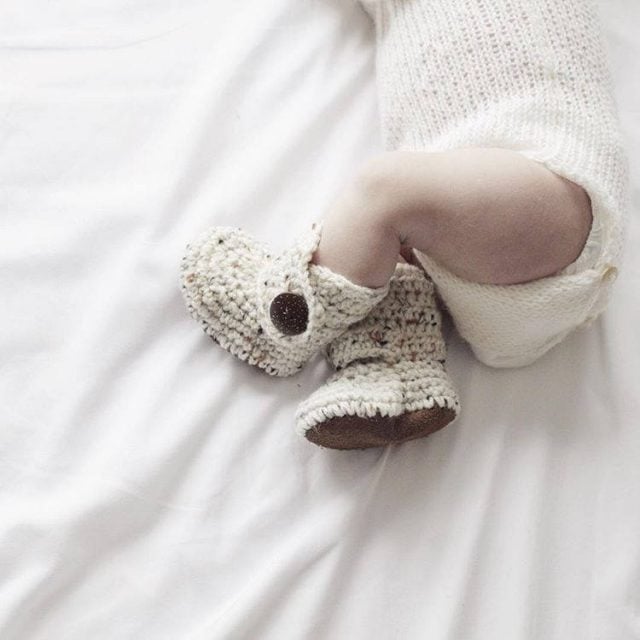 Handmade Baby Booties