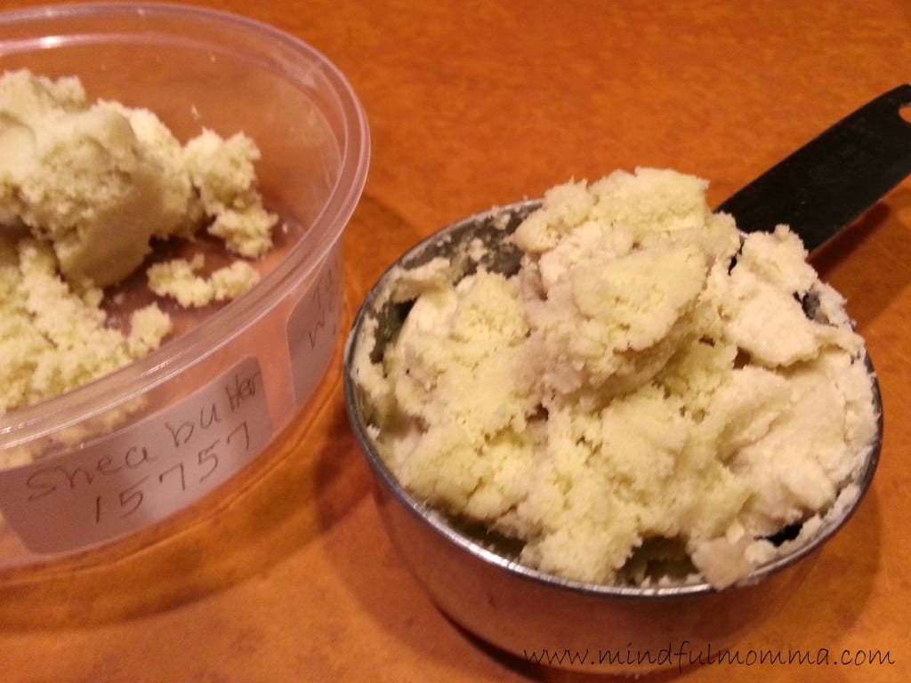 shea butter for homemade body butter recipe www.mindfulmomma.com