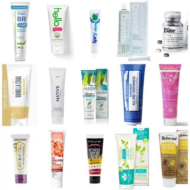 Natural toothpaste brands 