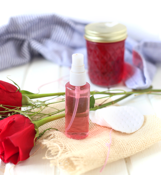 Homemade Rosewater Toner