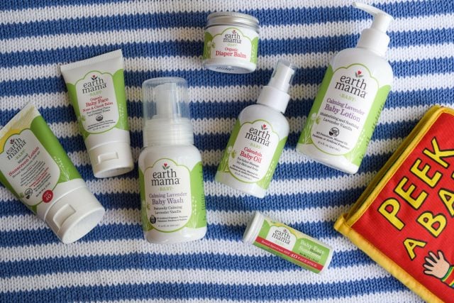 Earth Mama natural baby skin care products