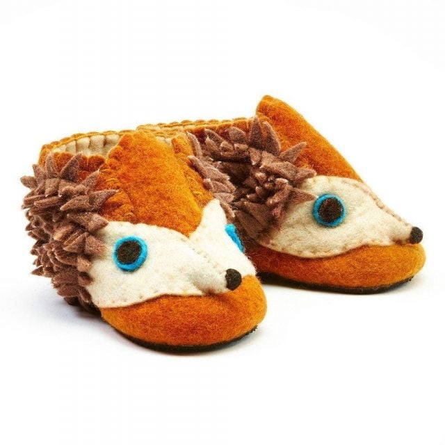 toddler bootie hedgehog eco-friendly gifts for kids